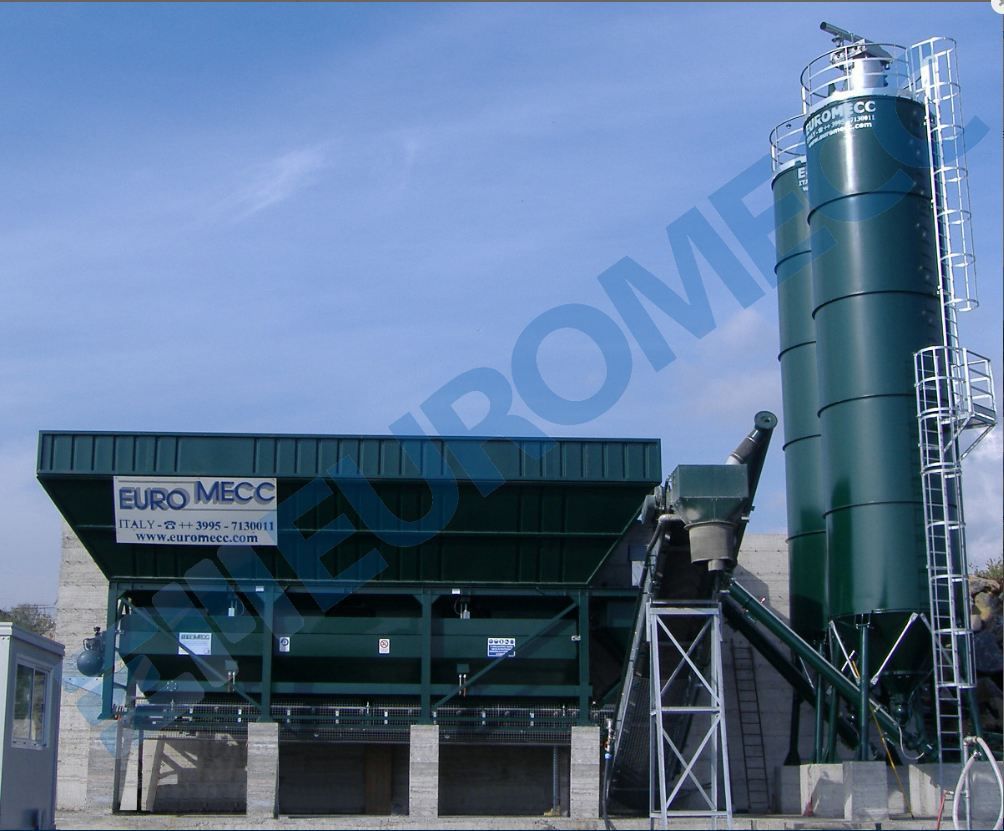 Centrale à béton fixe - Ve - Euromecc - 85 m3/h - Transport en container_3
