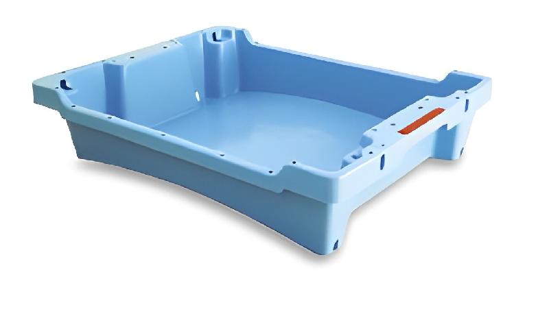 Bac spéciale pêche 600 x 400 - Norme Europe - PEHD - Vendu par lot - Coloris bleu_3