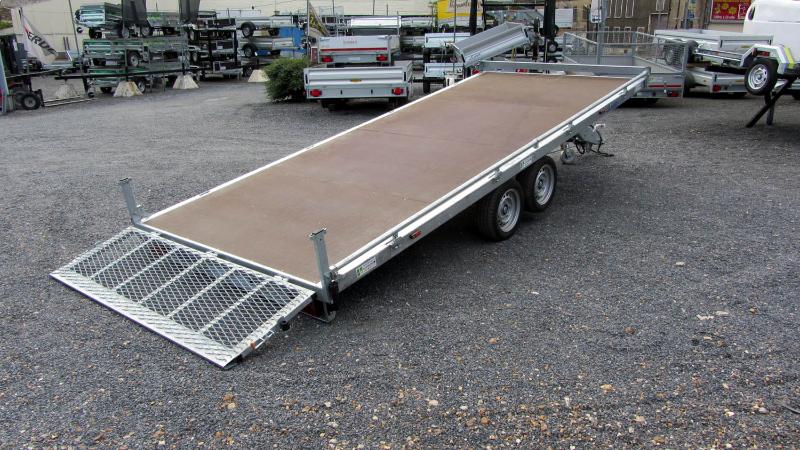 Remorque plateau basculant Lider 32660 - 2 essieux, roues dessous, PTC 3500 kg_3