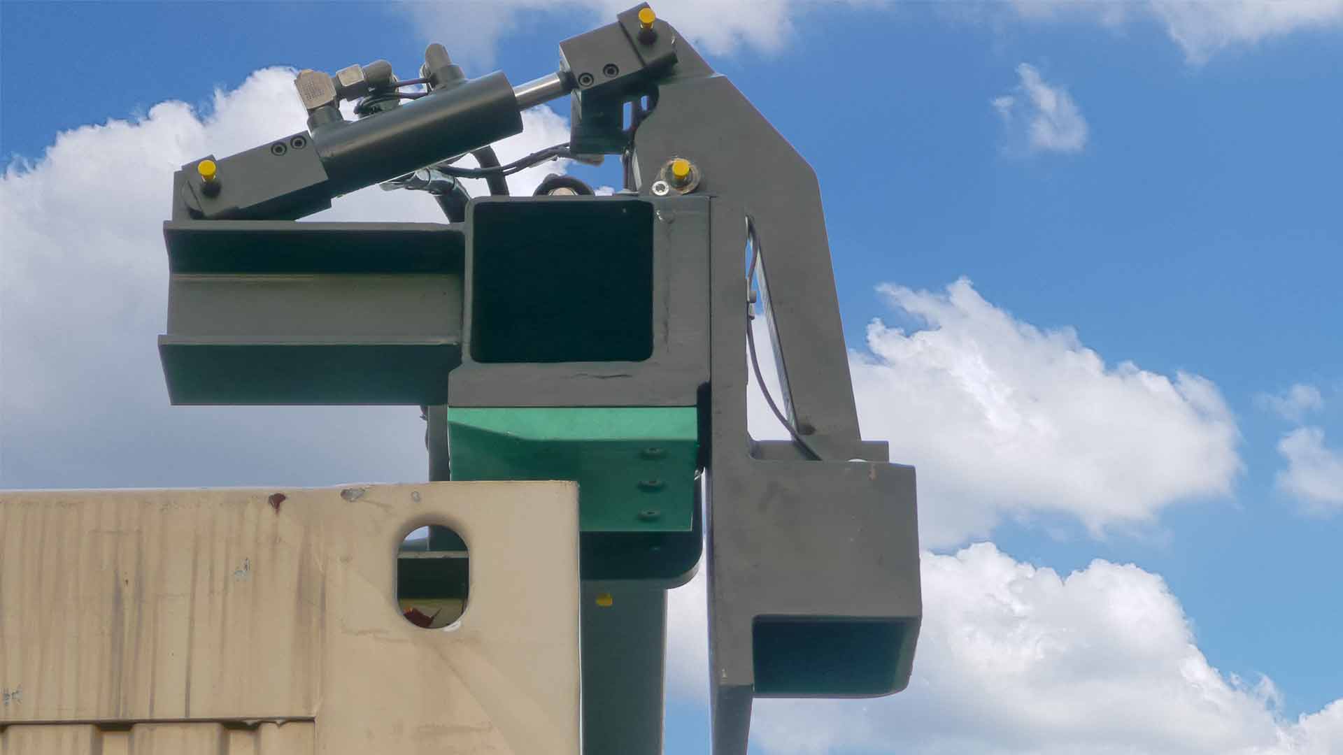 Spreader enfourchable télescopique T192E - Kaup - pour conteneurs de 10' à 40' - capacité jusqu'à 45 000 kg_3