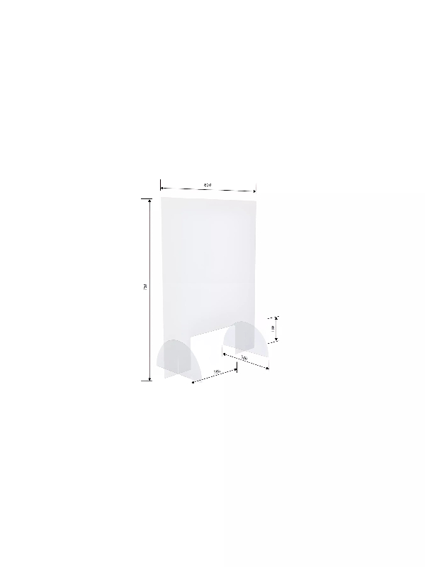 Séparateur de bureau en plexiglass 75_3