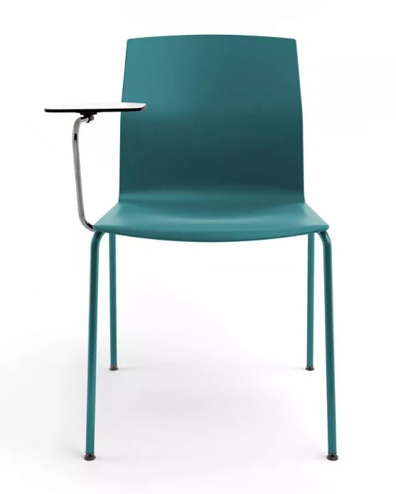Chaise de réunion ou de conférence - Design simple et élégant avec tablette écritoire rétractable - Modèle 'Kabi'_3