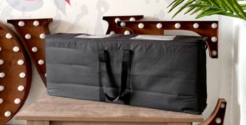 Écran textile rétroéclairé amovible et léger - éclairage LED - impression recto/verso_3