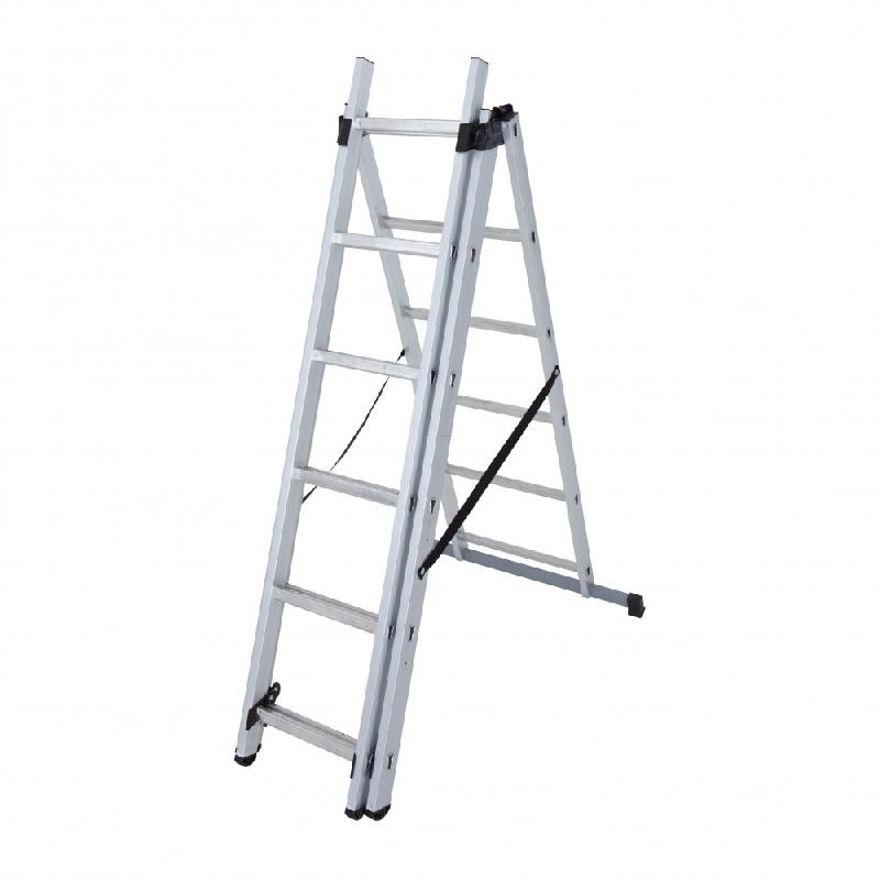 Échelle transformable aluminium HAILO 3x6 échelons - hauteur déployée 3.36 m - hauteur d'accès 4,46 m_3