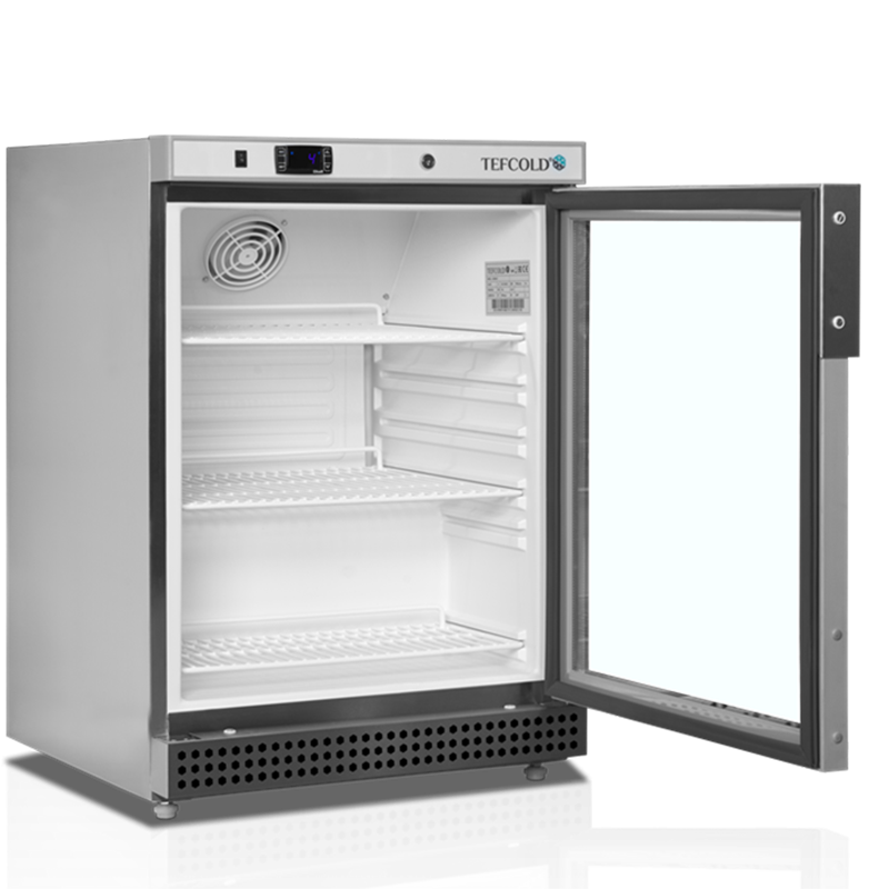 Armoire réfrigérée positive vitrée - 119L - Inox 430 | Tefcold - UR200SG_3