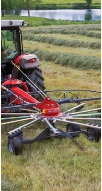 Andaineur monorotor Massey Ferguson MF RK 421 DN - attelage 3 points, tête pivotante, largeur 4,2 m_3