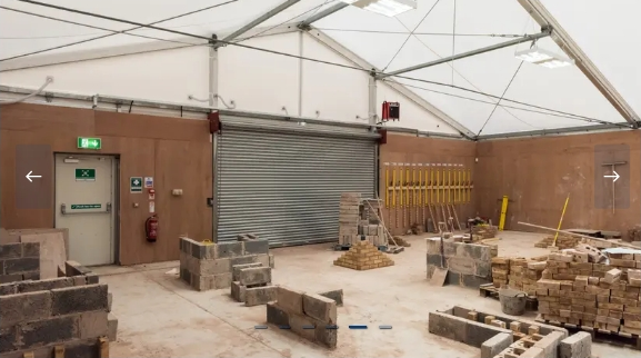 Bâtiment modulaire pour salle de classe et gymnase polyvalent - HTS TENTIQ GMBH - structures métallo-textiles avec options d'isolation_3