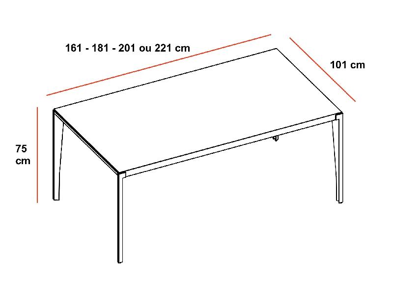 Bureau droit X9- Officity - 160, Orme gris_3