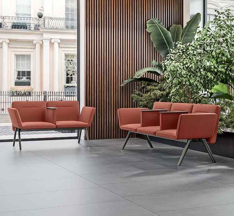 Siège sur poutre grand confort Harmonie - modulable avec tables basses et options personnalisables_3