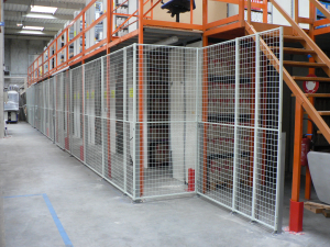 Cloisons industrielles - panneaux grillagés modulables et sécurisés pour entrepôts et usines_3
