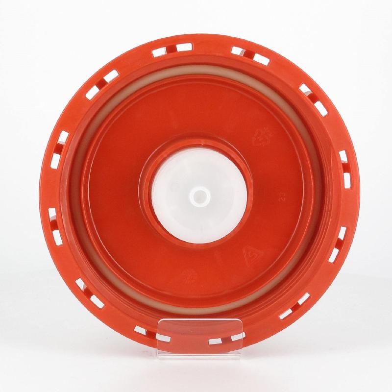 Couvercle Schütz Ø150 rouge UN + bonde 2