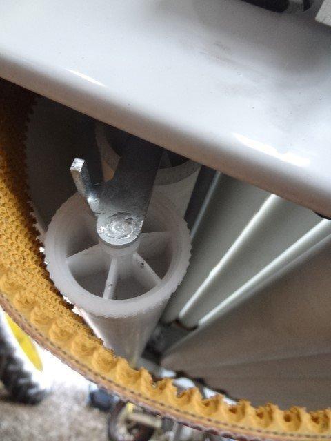 Convoyeur à rouleaux KMK - Table de visite T2008 en occasion avec variateur de vitesse et rouleaux PVC - 2m x 0.80m_3