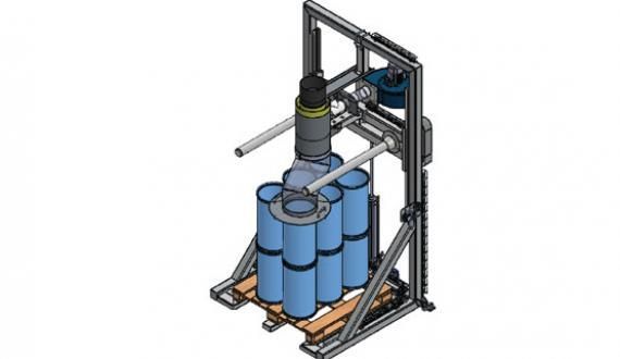Paldrum®01 - stations de remplissage pour big bags - palamatic process - capacité 300 kg/fût - 2 tonnes/big bag_3