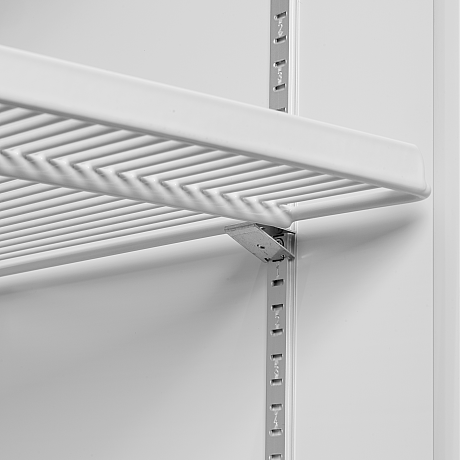 Armoire réfrigérée négative vitrée blanc/silver avec canopée LED - 440 L | Tefcold - UFSC1450GCPNFSilver_3