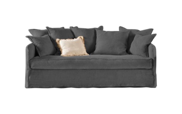 Canapé 2 places Cap Ferret 145 cm - Home Spirit - Structure en hêtre et assise en plumes_3