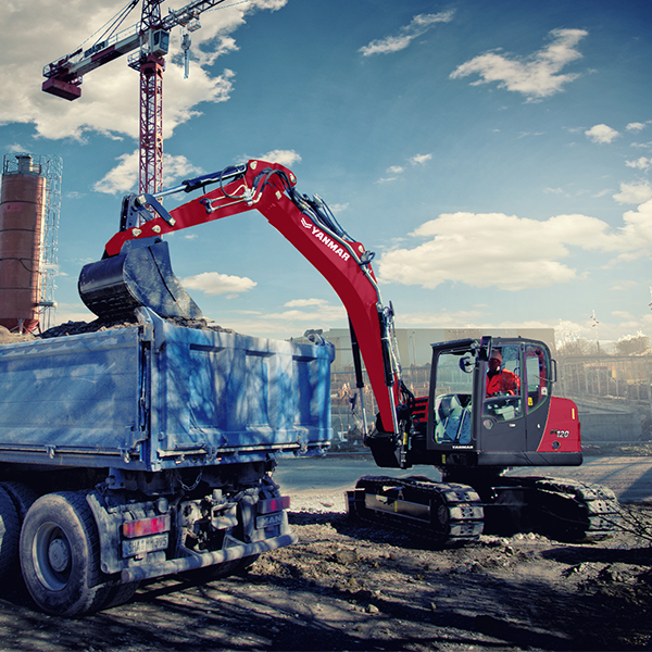 Midi-pelle Yanmar SV120 - Compacte, puissante et écologique pour petits chantiers_3