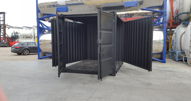 Conteneur aménagé sur mesure - Chaudronnerie, isolation, peinture, revêtement de sol, électricité, menuiserie_3