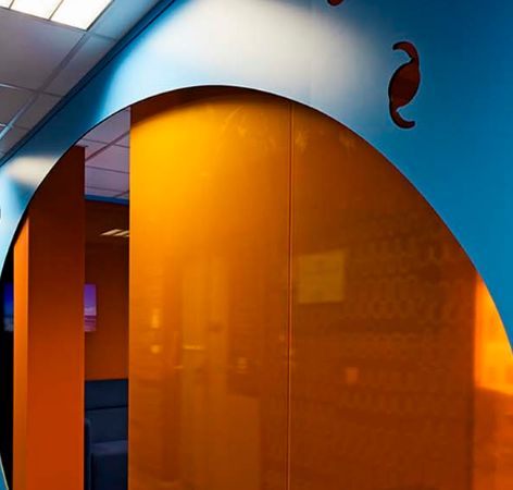 Cloison acoustique Partena 85 épure avec Rw ≤ 51 dB