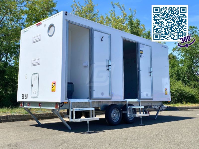 Roulotte de chantier homologuée RCE