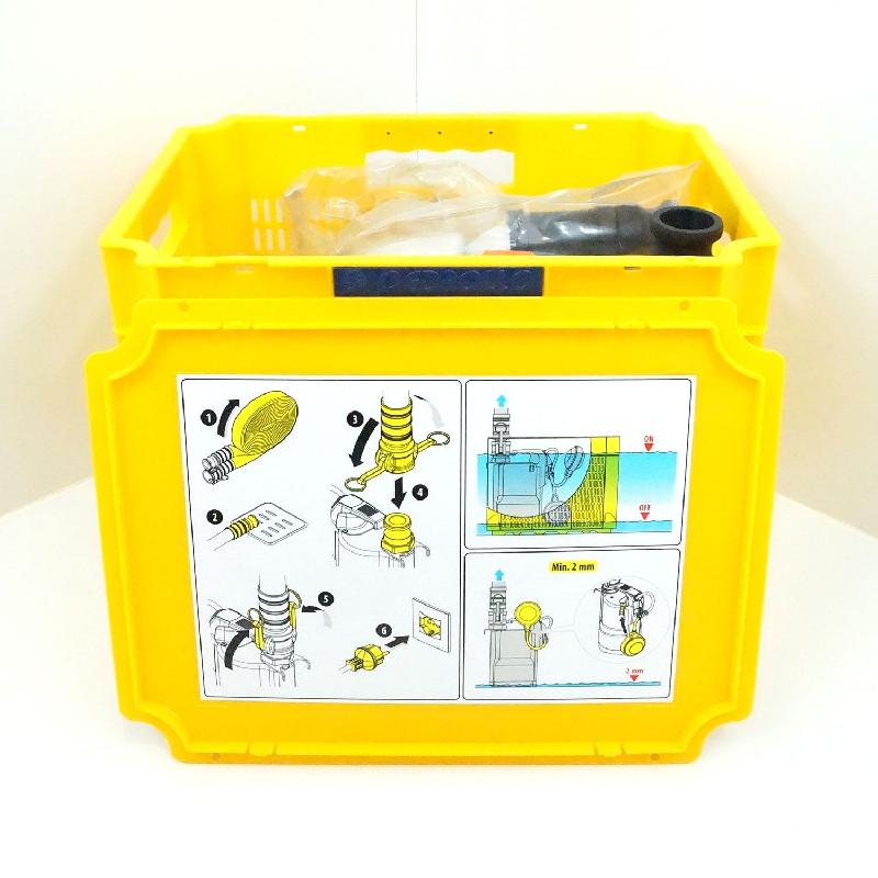 Kit d'urgence anti-inondation PEDROLLO Plug & Drain - Pompe vide-cave 220V avec flotteur, débit 9 m3/h - 0.37 kW_3