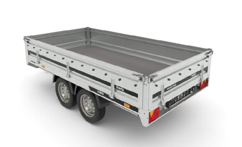 Remorque roues dessous - 3,04 X 1,53 M - 750 KG - MARTZ HOCHLADER 300/2_3