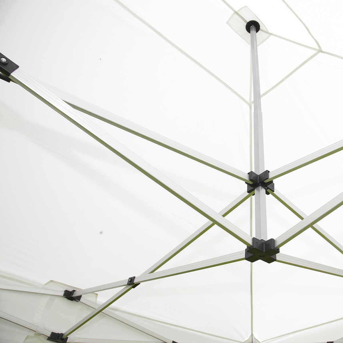 Tente pliante 4x8m - Aluminium 40mm - Toile imperméable 300g/m² - Blanche_3