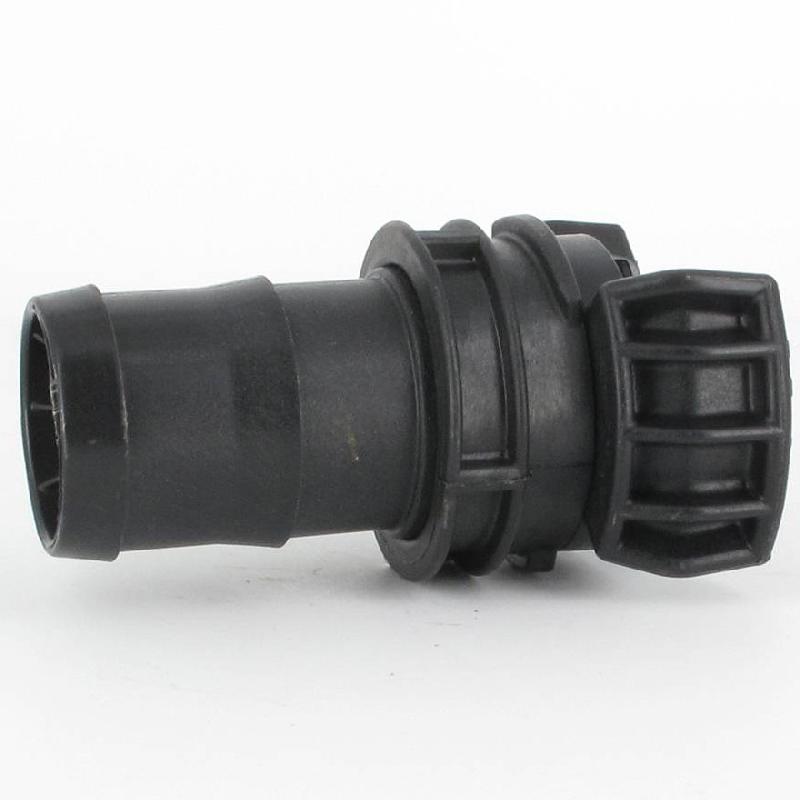 Demi-raccord symétrique avec verrou - DN 40 mm - Embout annelé Ø 45 mm - PP_3