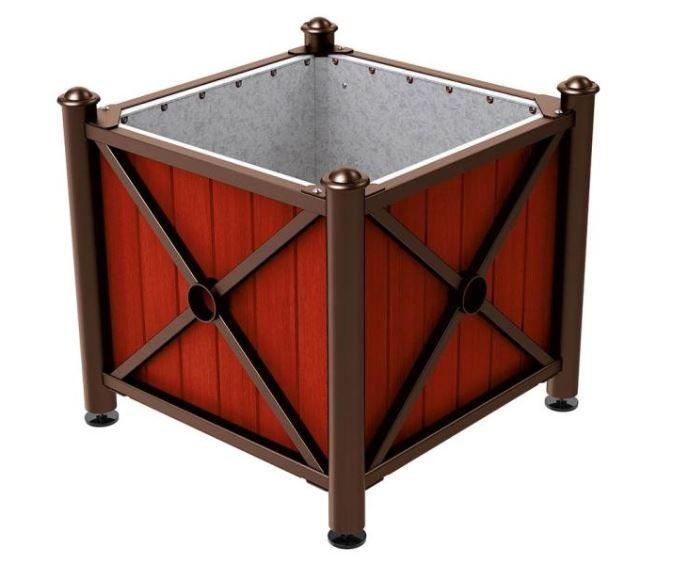 Jardinière en Acier et Bois - 2 Finitions Intérieures - 75 Kg - Pieds Réglables_3