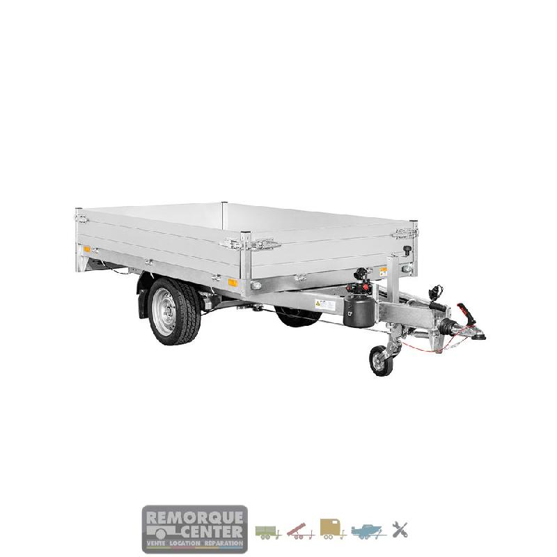 Remorque Benne SARIS - 256x150 cm - PTAC 1500 kg - 1 Essieu - Freinée - HK132614-18PF30 Basic_3