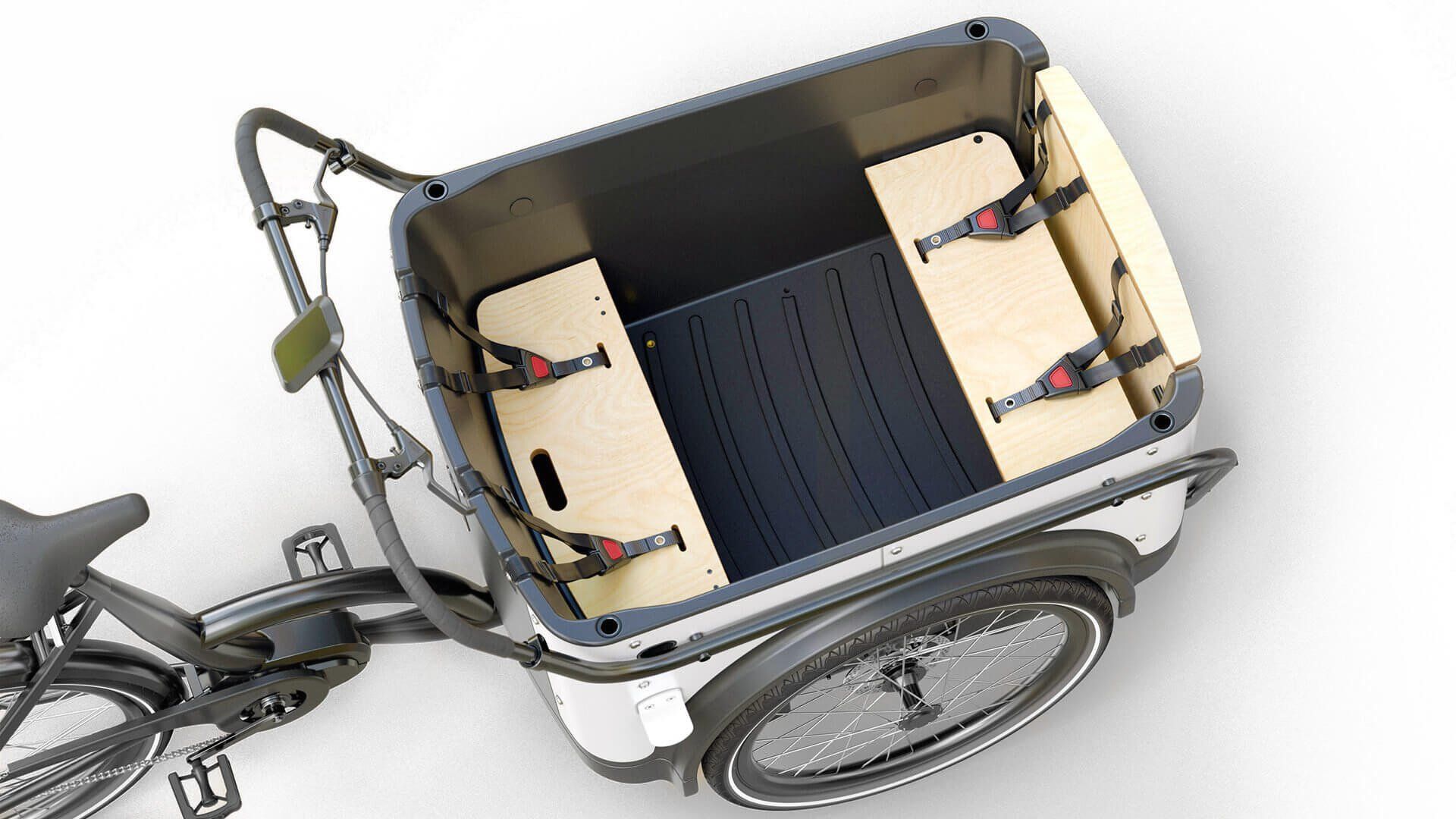 Triporteur électrique Urban Rider - 4 enfants - Freins hydrauliques - Moteur Bafang Max M400_3