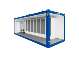 Conteneur sanitaire de douche 10', hygiénique et propre - Containex_3