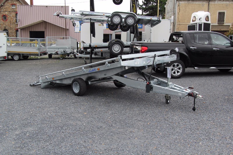 Remorque plateau basculant pour 2 quads - transport d'engins et véhicules - Lider 33630_3