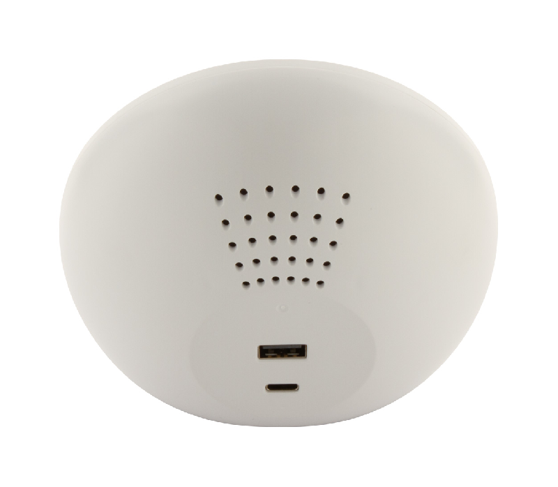 Réveil numérique chargeur sans fil intégré 15W - Boîtier ABS recyclé et bambou_3