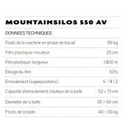 Version électrique AVE pour enrubannage en intérieur