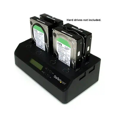 Duplicateur et Effaceur de Disques Durs à  4 baies, Cloneur/Copieur Autonome de HDD/SSD 1:3 SATA, Sta_3