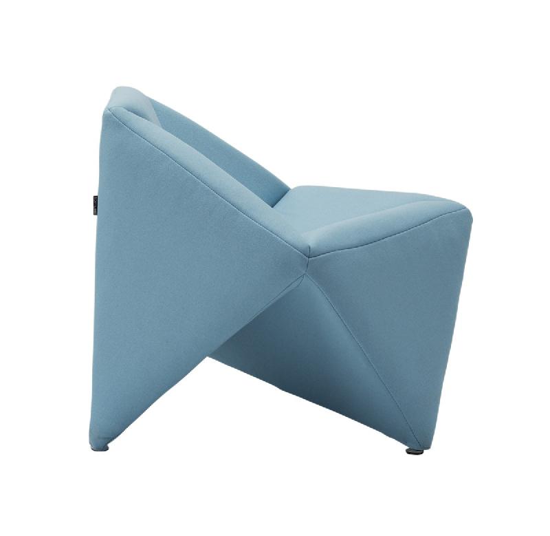 Fauteuil en tissu Fold- Softline - Feld Bleu 858_3