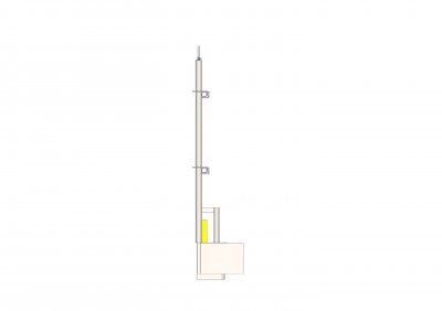Garde corps pince dalle multidirectionnel - lagneaux - capacité de serrage : 450mm_3