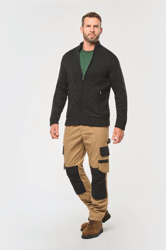 Pantalon de travail bicolore homme - Réf: WK742 - WK. Designed To Work - 65% polyester / 35% coton_3