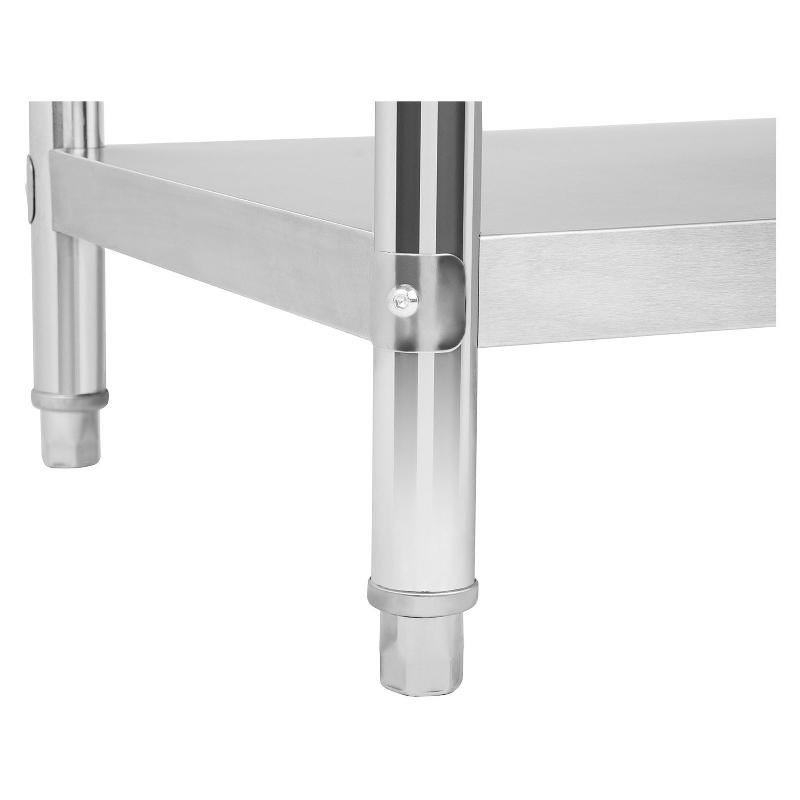 Table en inox centrale 100 x 70 cm_3