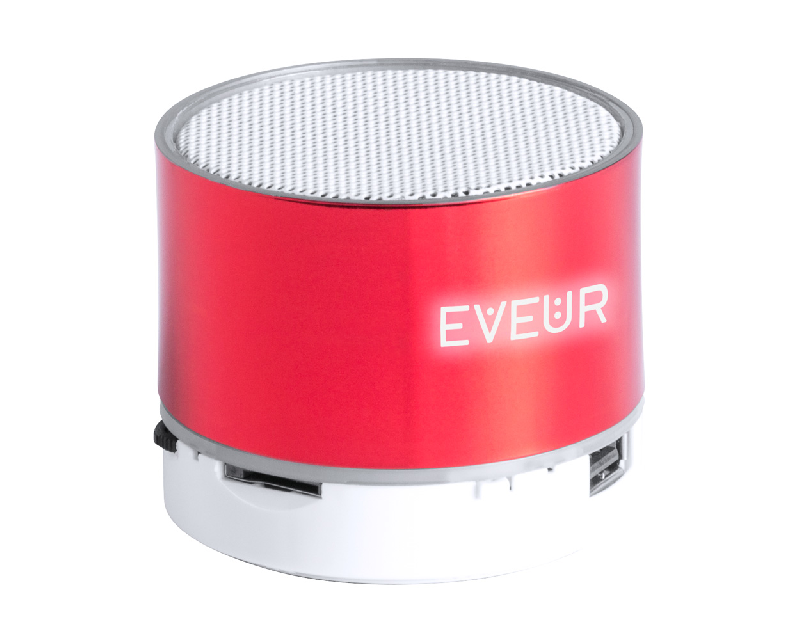 Enceinte Bluetooth - Boîtier plastique - Pile rechargeable - LED gravure lumineuse - Fonction mains libres, radio et lecteur micro SD_3