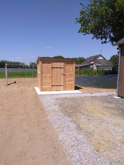 Abri de jardin en bois Douglas - DIV005 - 48 mm - LCI Cheval - Fabrication française_3