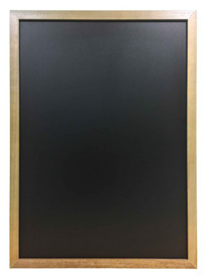 Ardoise menu murale - cadre bois moyen format - 830 x 630 mm - Écriture au feutre ou à la craie - Fabrication française_3