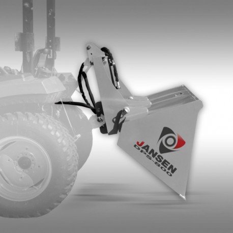 Godet arriere hydraulique DPS-800  3 points Jansen_3