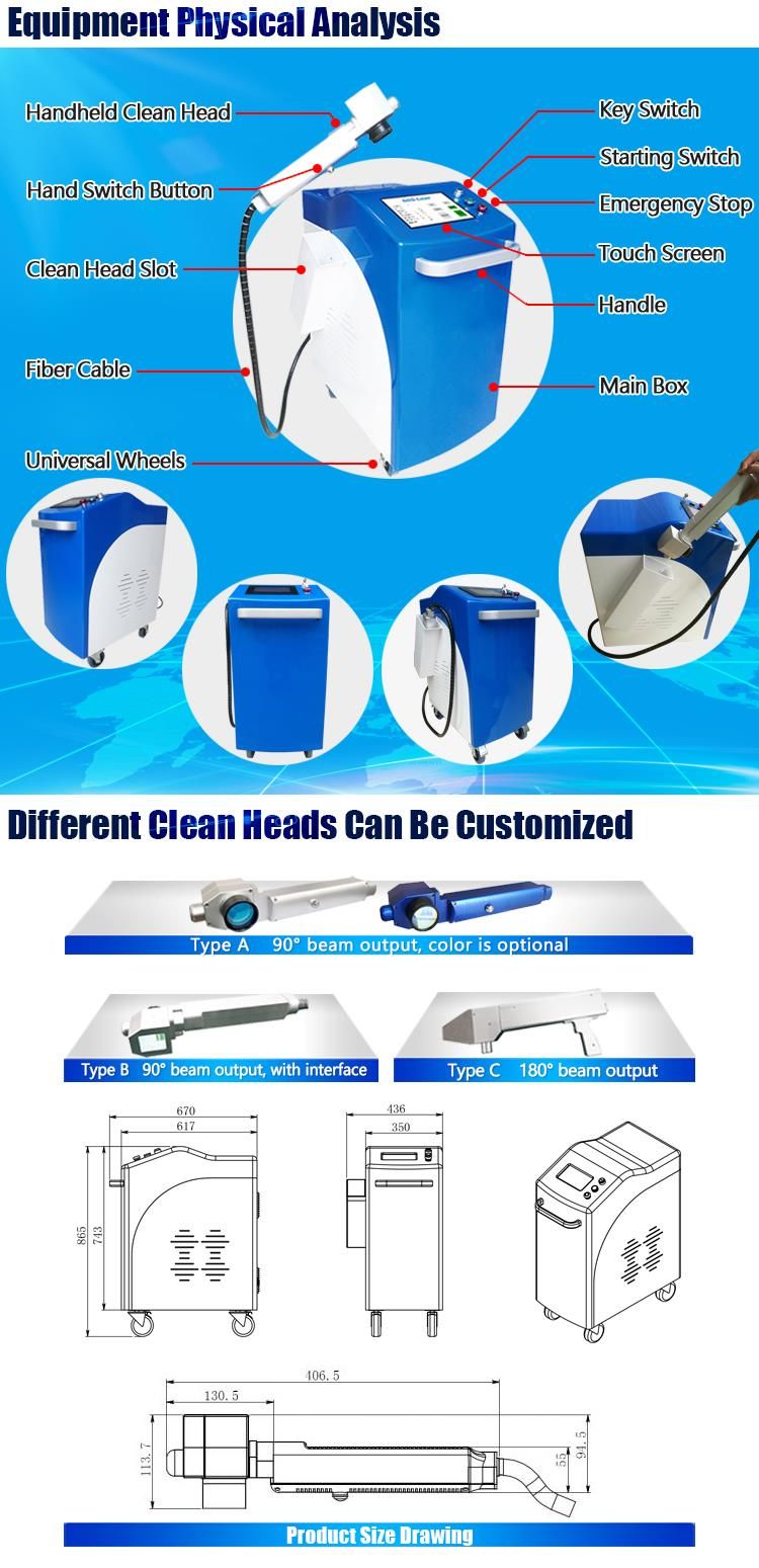 Mrj-fl-c100a - Décapeur laser professionnel 100W - Chengdu MRJ-Laser Technology Co., Ltd_3