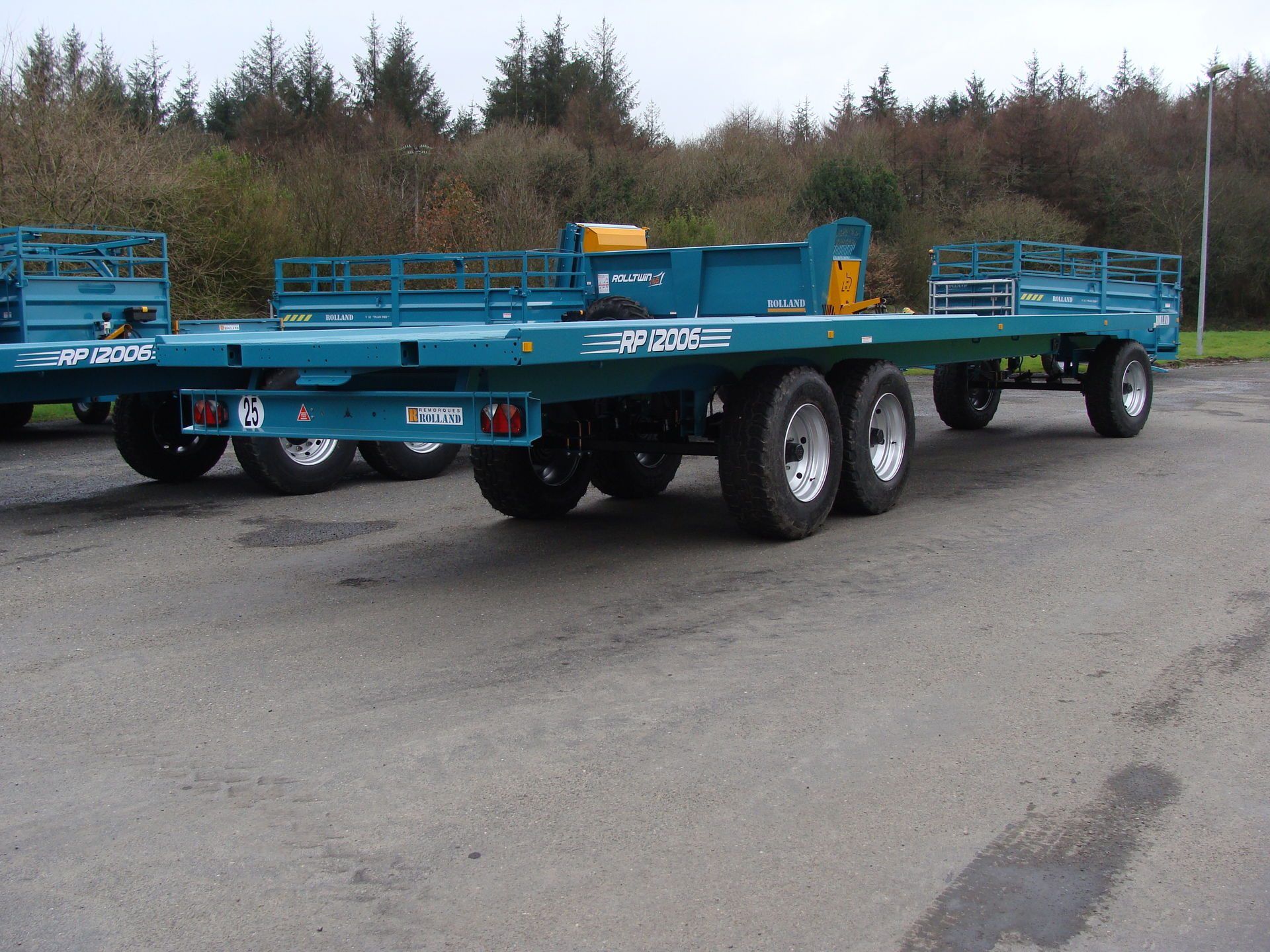 Remorque plateau agricole LCH 12006 - Golpais - 12m - PTAC 26000 kg - Charge utile 20800 kg_3