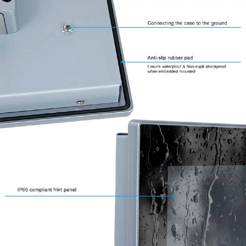 Panel PC industriel fanless 15,6 pouces Full HD tactile capacitif - IP66 - EVI-156WAC_3