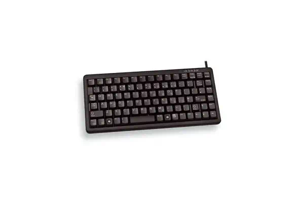 G84-4100 compact keyboard clavier filaire miniature, usb/ps2, noir, azerty - fr_3