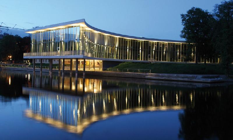 Slot Round - Luminaires plafonniers Sistemalux - Aluminium moulé IP65 pour applications extérieures_3