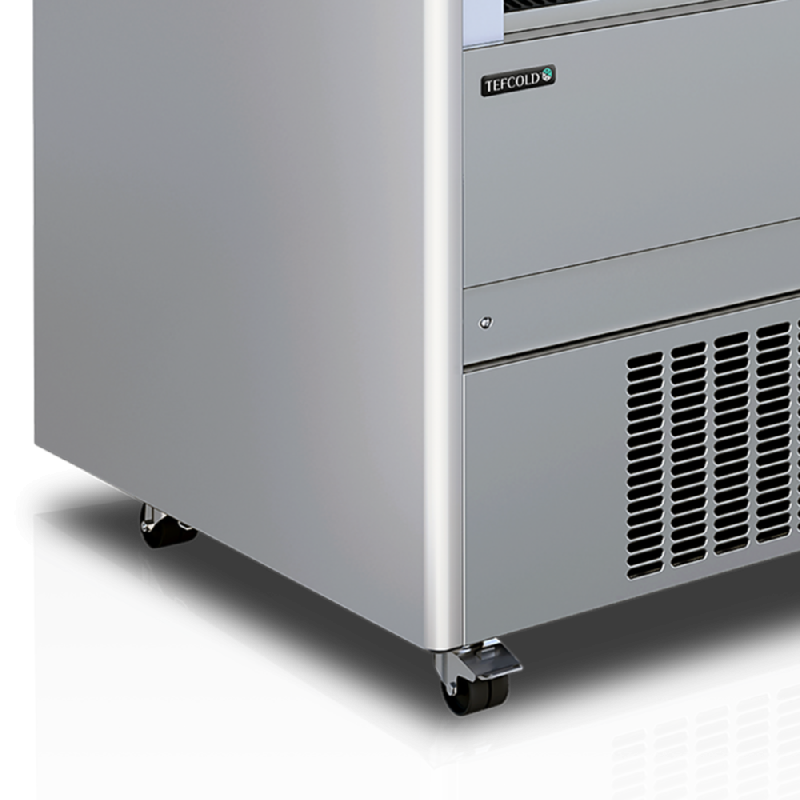 Vitrine réfrigérée inox 868mm Profondeur 740mm  MCX90M TEFCOLD_3