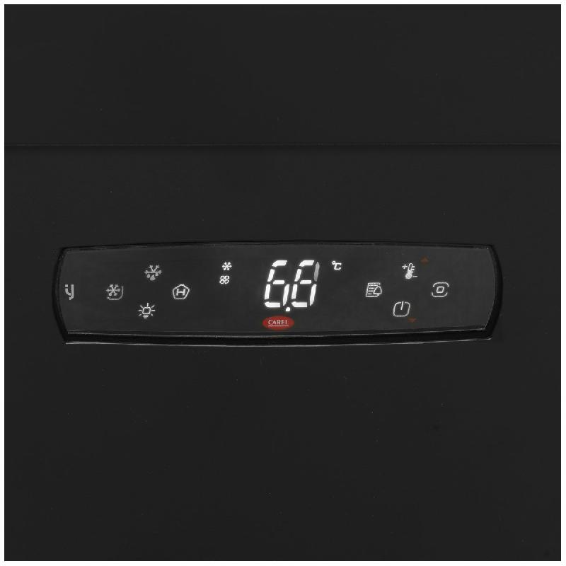 Vitrine réfrigérée combinable 6 portes - étagères profondes - 3285L - Noir | Tefcold - MDCB3750HB_3